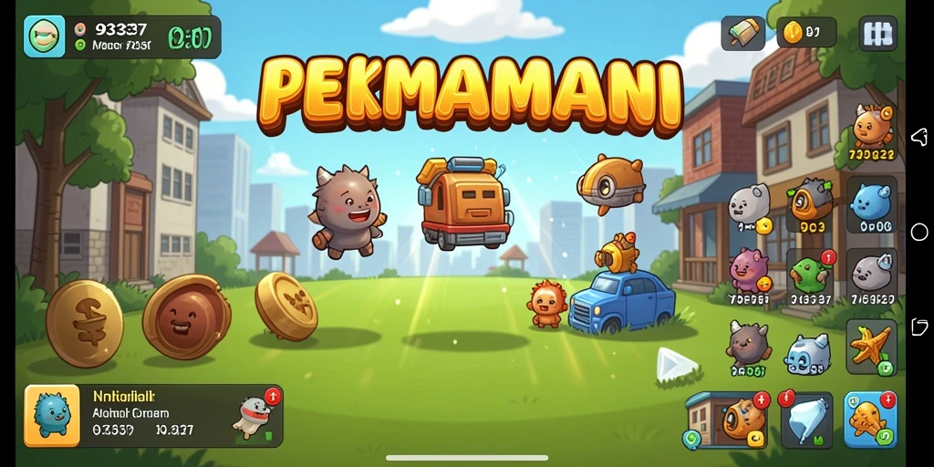 Tampilan gameplay utama 93337 yang menarik dan interaktif.