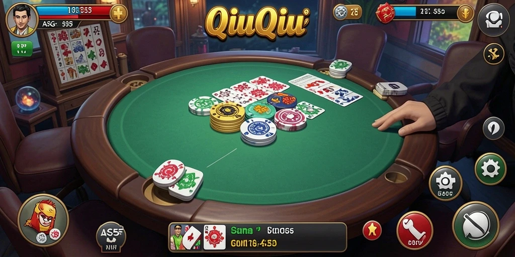 Tampilan gameplay QiuQiu yang seru dan penuh aksi.