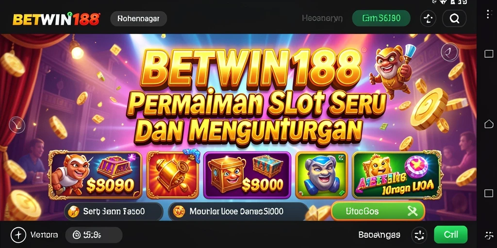 Screenshot BETWIN188 yang menampilkan gameplay slot yang seru.