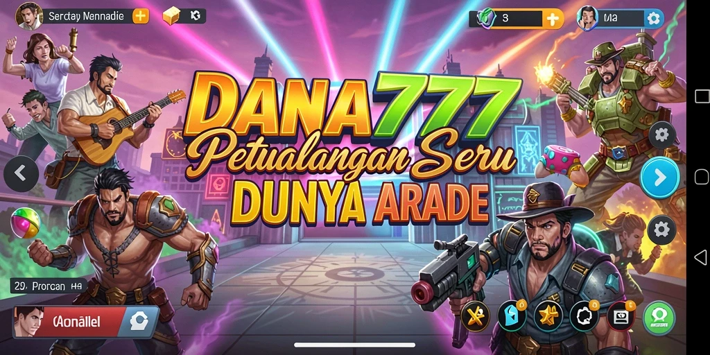 Tampilan gameplay DANA777 yang penuh aksi dan keseruan.