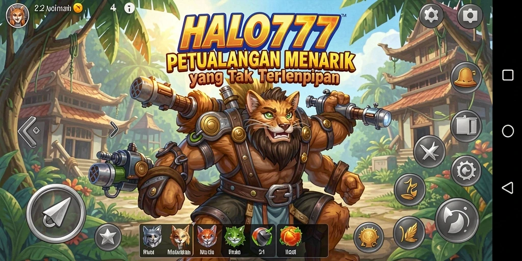 Gameplay menakjubkan dari HALO777 dengan misi yang menantang.