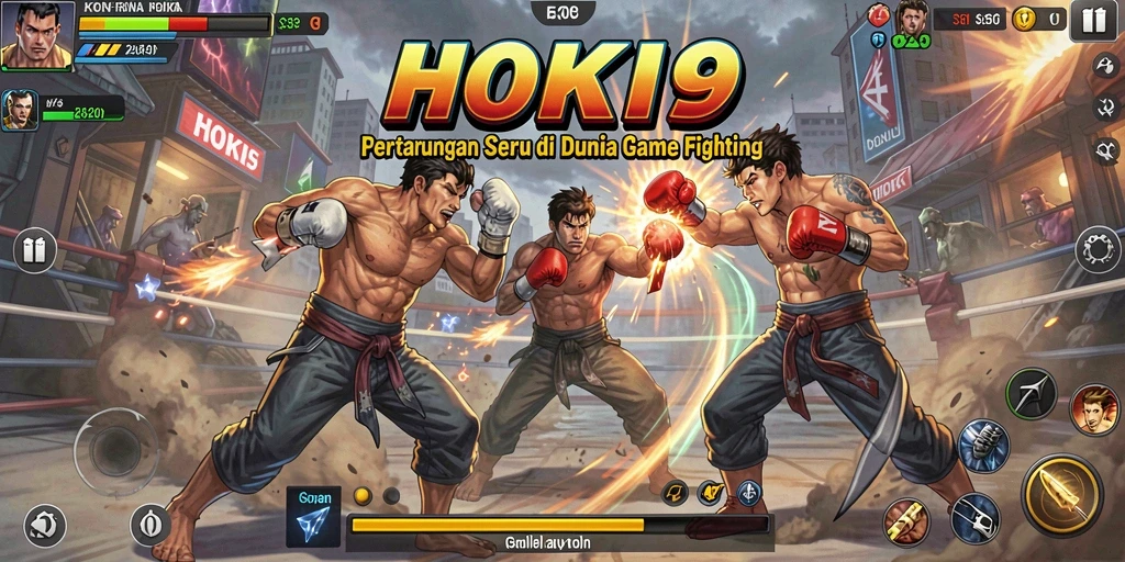 Tampilan gameplay HOKI9 dengan pertarungan yang menegangkan.