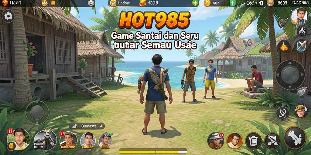 Screenshot HOT985 menampilkan gameplay yang seru dan mengasyikkan.