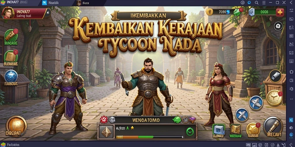 Tampilan gameplay menarik di INOVA77 yang menunjukkan perkembangan bisnis.