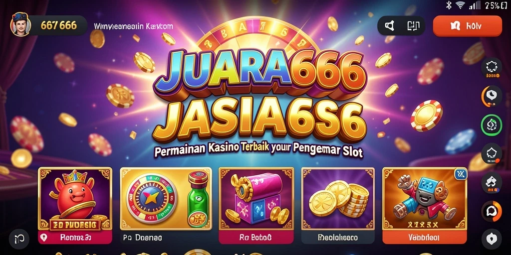 Screenshot JUARA666 menampilkan grafis slot yang memukau dan desain menarik.