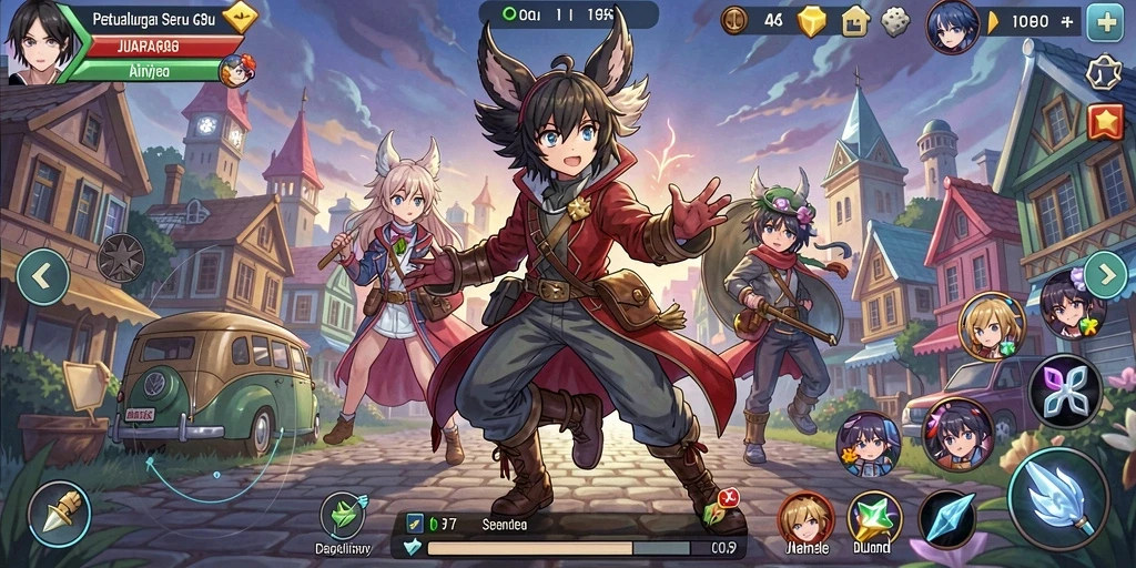Gameplay JUARAGO yang menakjubkan dalam dunia Anime