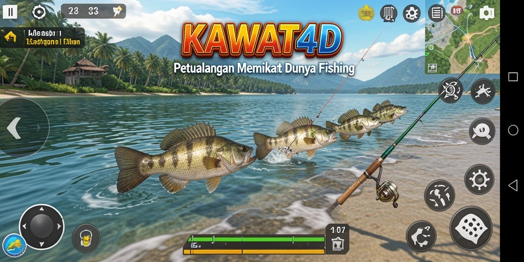 Gameplay KAWAT4D yang menarik dan penuh aksi memancing.