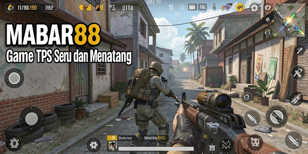 Tampilan gameplay seru di MABAR88 yang penuh aksi.