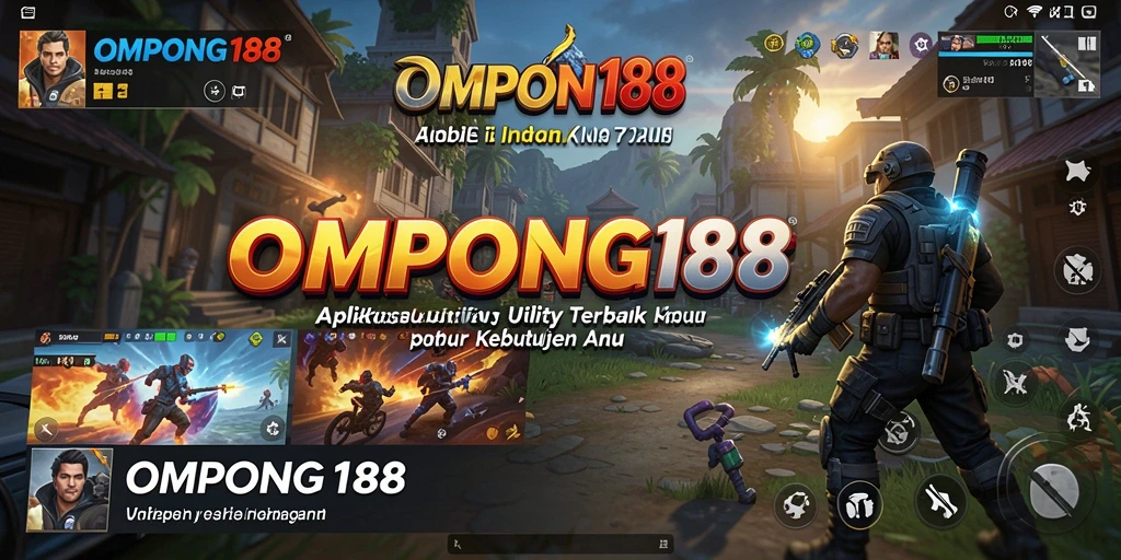 Tampilan antarmuka pengguna OMPONG188 yang menarik dan fungsional.
