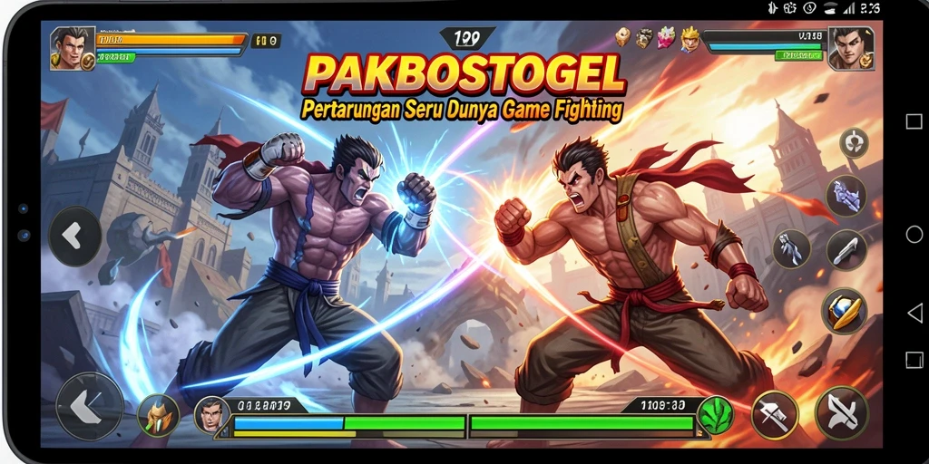 Tampilan gameplay PAKBOSTOGEL yang menegangkan dan seru.