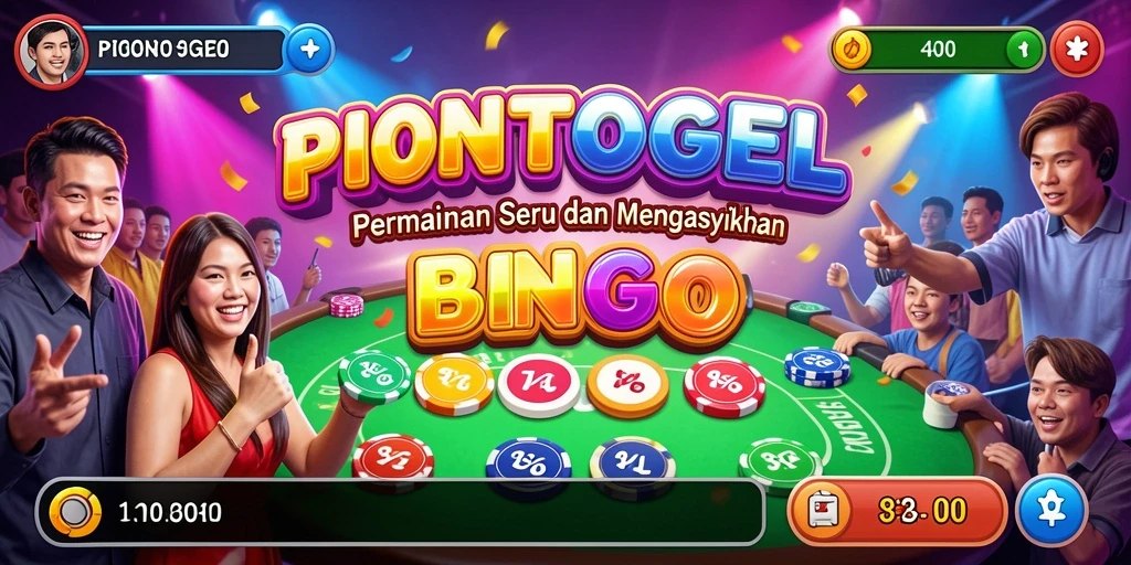 Tampilan menarik dari gameplay Bingo di PIONTOGEL.