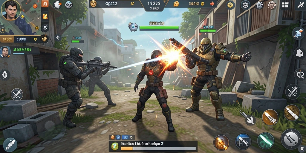 Tampilan gameplay seru di QQ222 dengan aksi taktis yang mendebarkan.