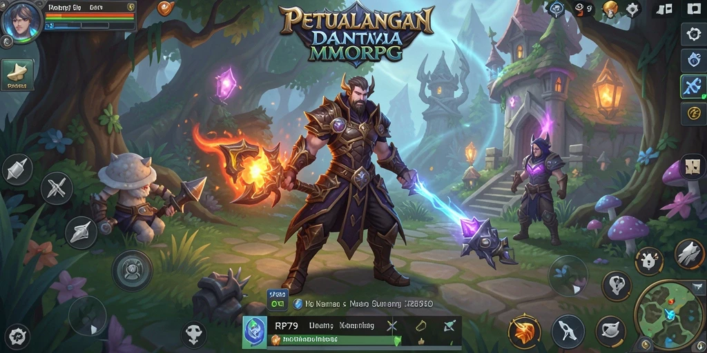Gameplay seru RP79 di dunia MMORPG yang menakjubkan.