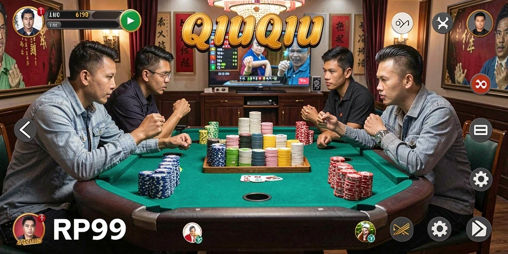 Screenshot dari gameplay RP99 yang menampilkan aksi QiuQiu.