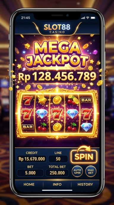 Tampilan utama aplikasi slot88 yang menarik.